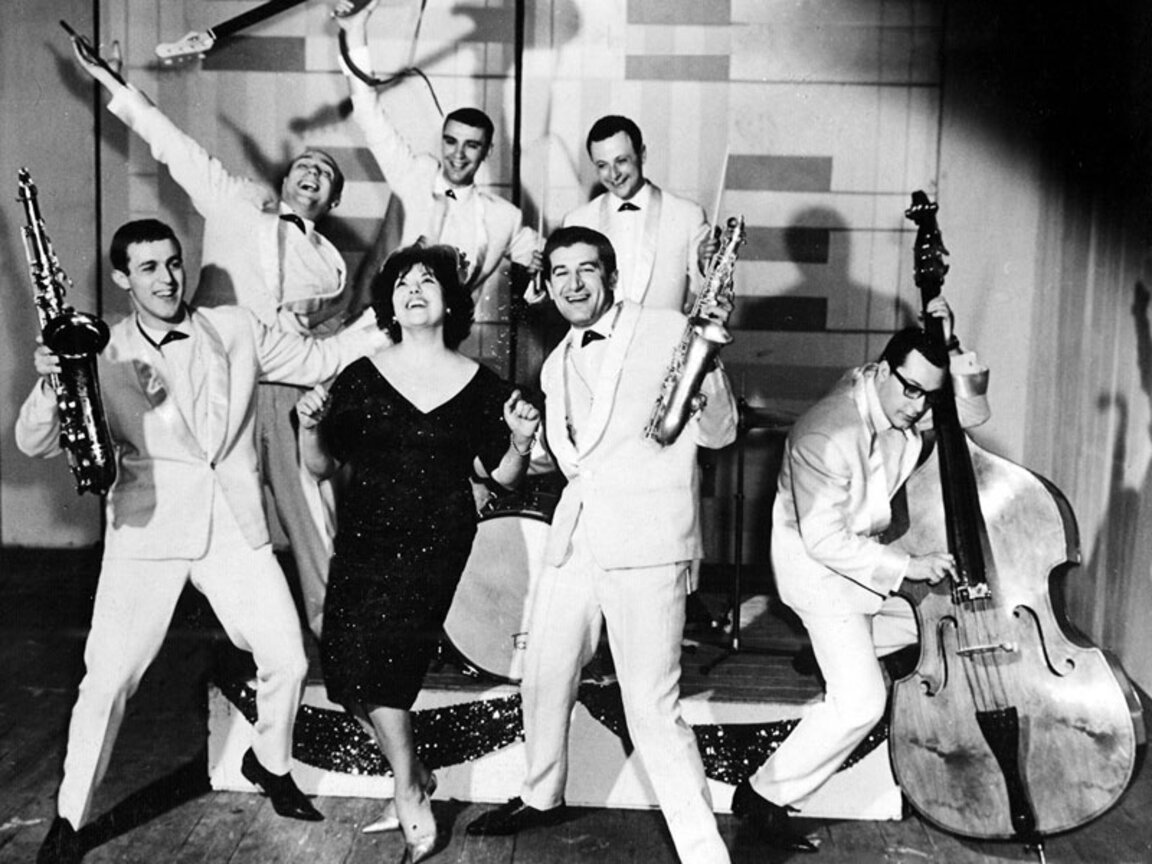 Леа Иванова с „Еди Казасян Комбо“, краят на 50-те години на XX в.